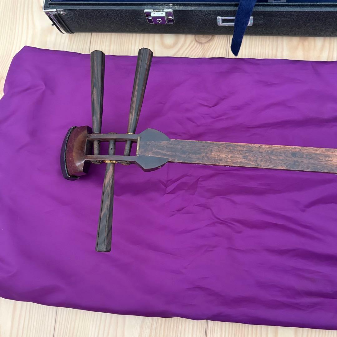 長唄三味線 ハードケース付き　付属品有り