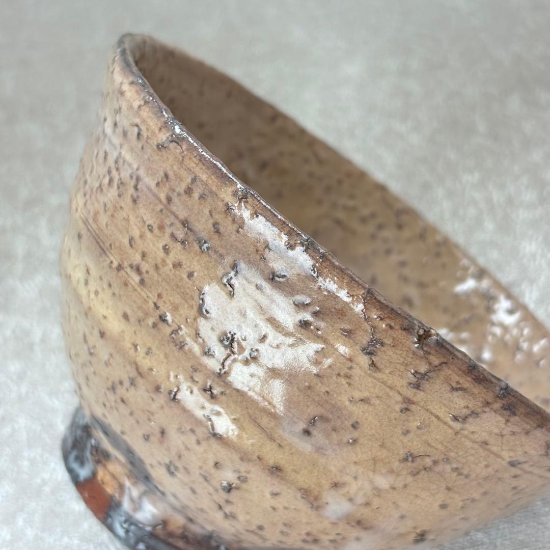 萩焼 春雲山 岡田裕 抹茶碗 お茶碗 茶道具 共箱(18Cb)