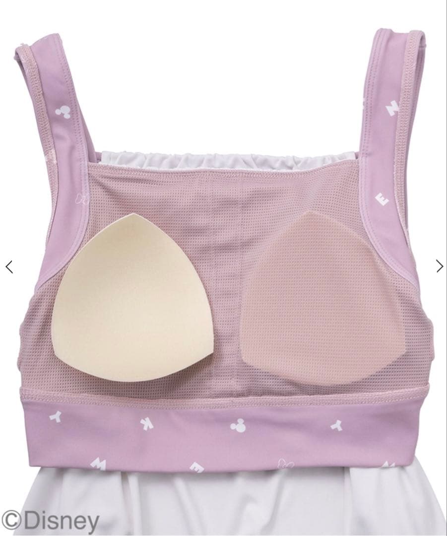 新品【SUKALA】レイヤードタンク＆レギンスセットアップ(LL/ミニーマウス)