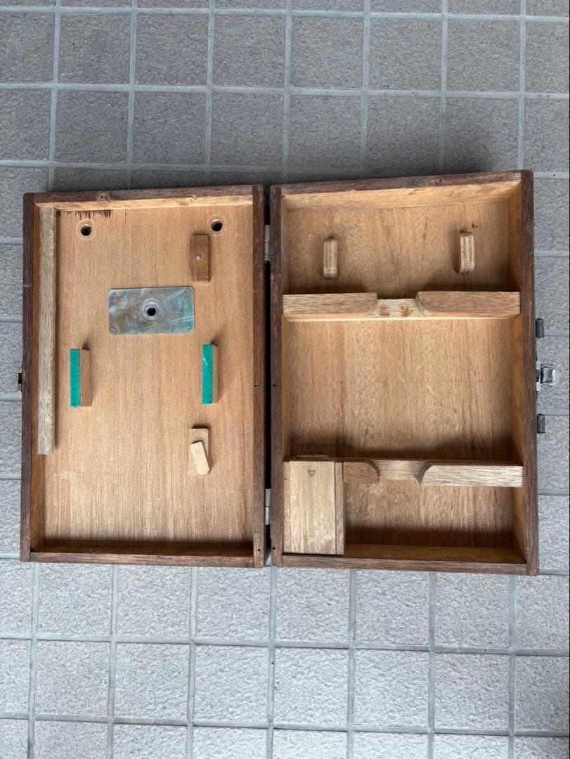 昭和レトロ&アンティーク! 背筋力計.木箱ケース! 希少!レア!