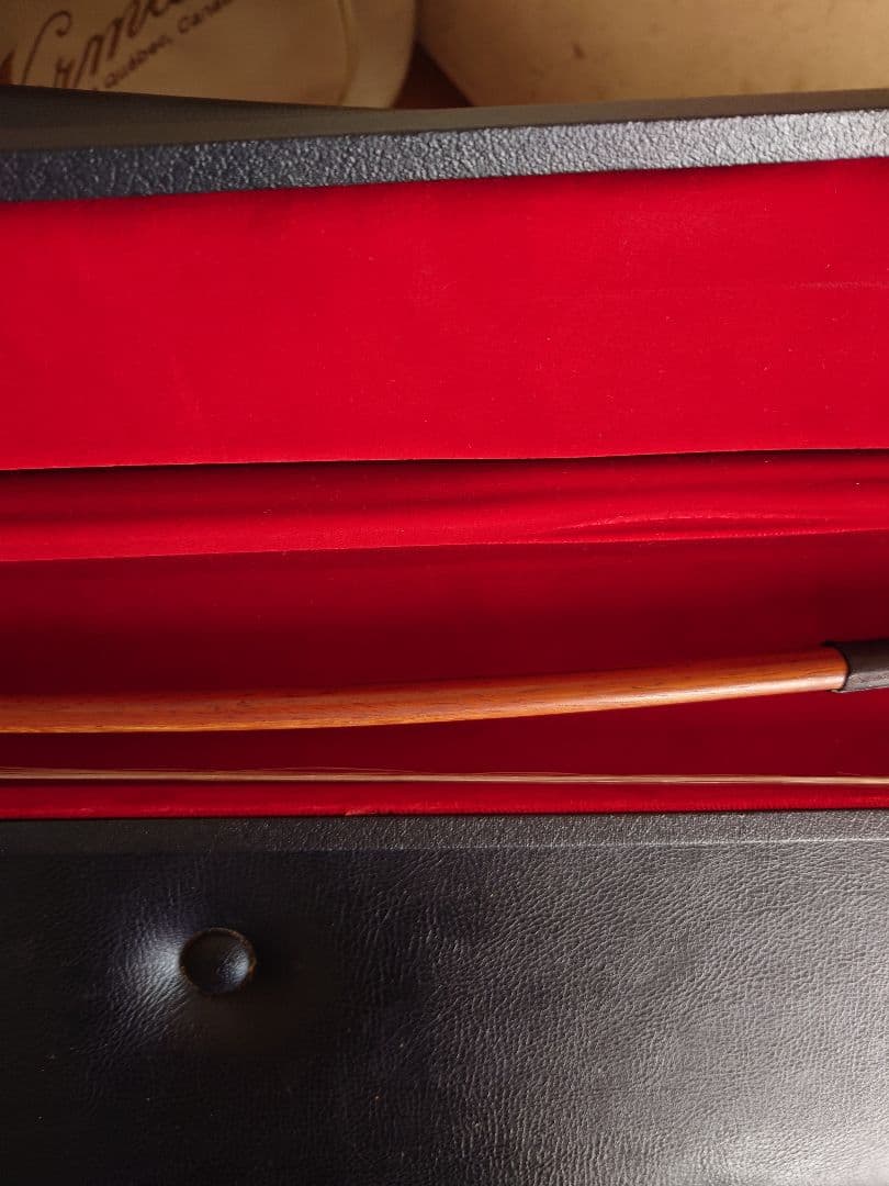 ジャーマンスタイル　ビンテージ　コントラバス弓　２本入弓ケース付