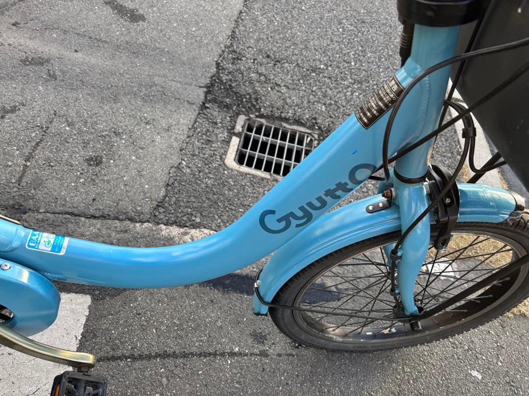 中古20㌅Panasonic電動アシスト自転車　16Ah 大阪　011番