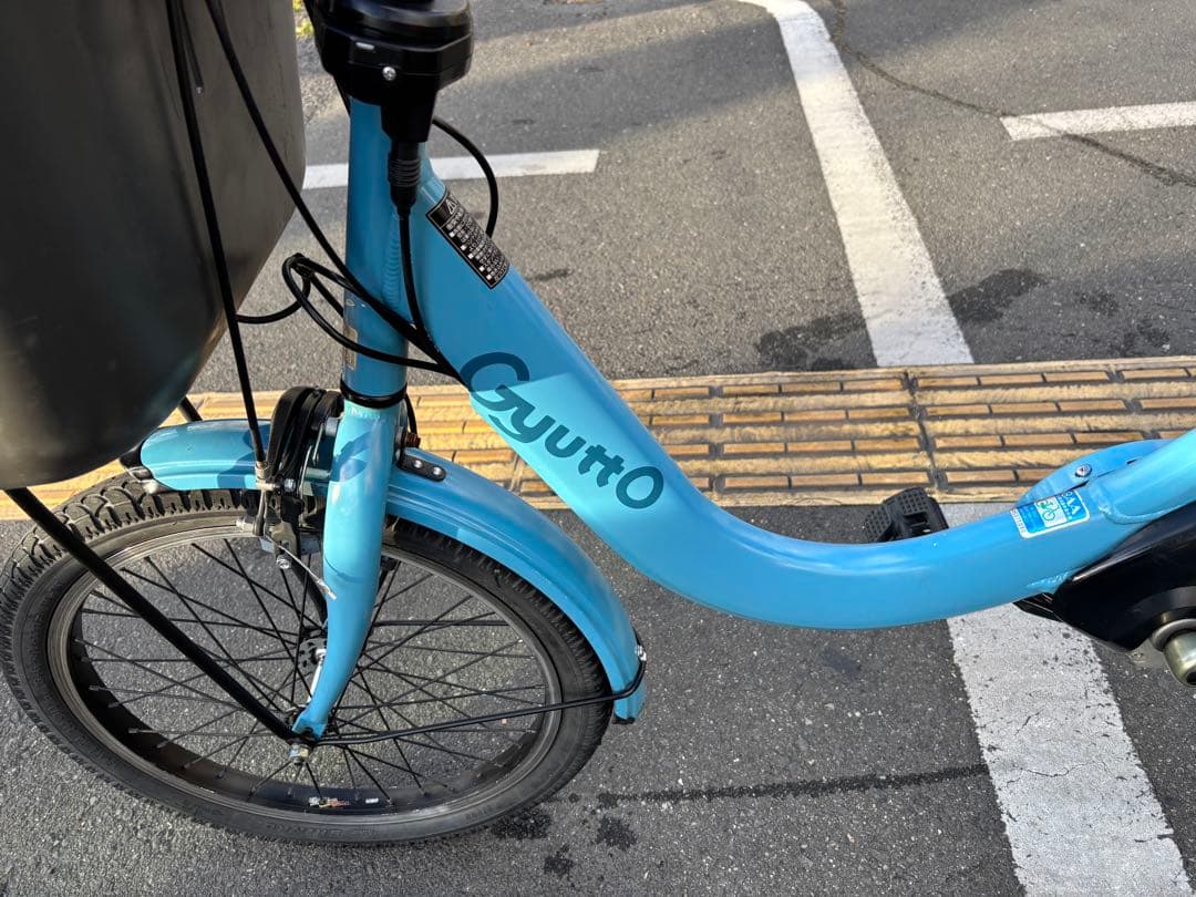 中古20㌅Panasonic電動アシスト自転車　16Ah 大阪　011番