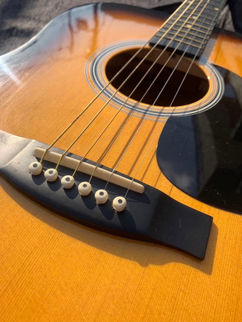 美品ハニービーHONEYBEEアコースティックギターW-15/TS