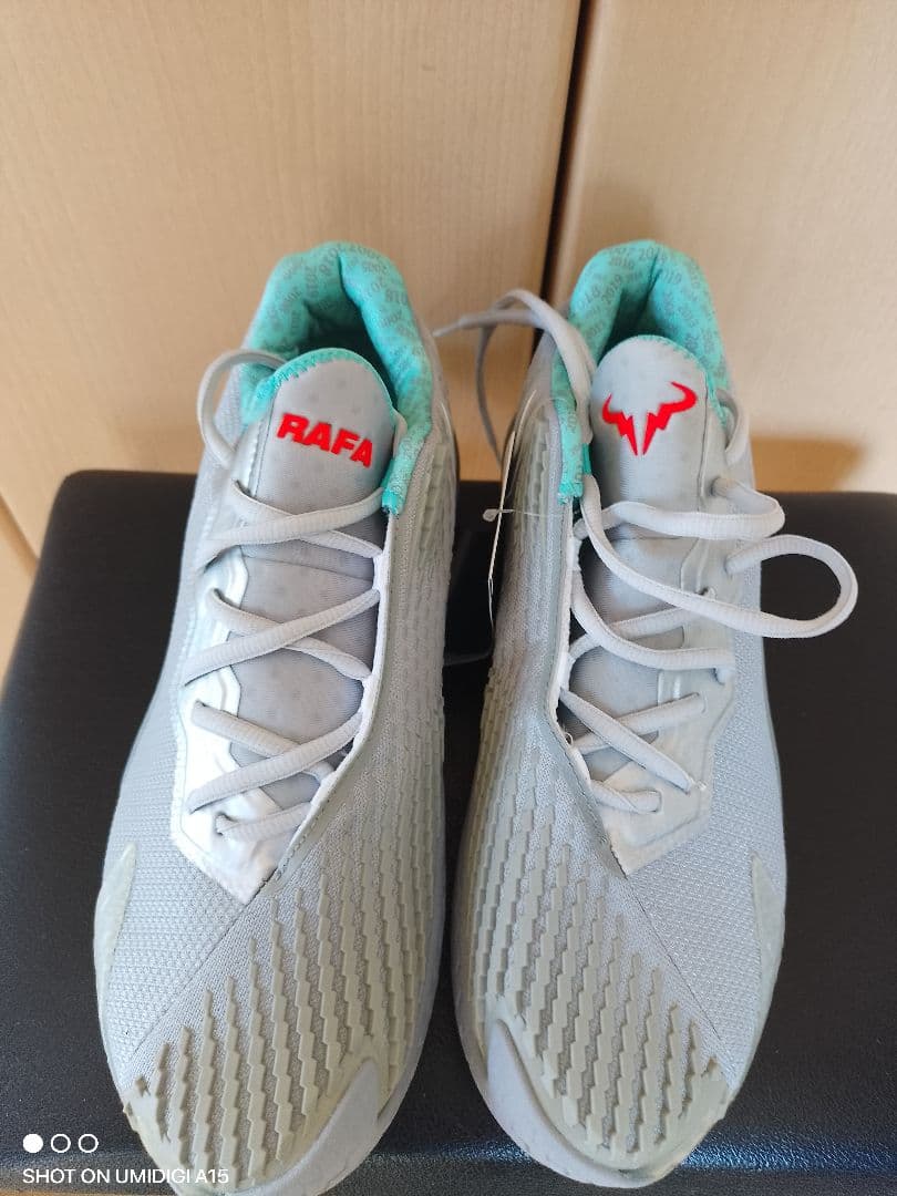 ケ*イ様 NIKE RAFA テニスシューズ グレー/ミント　ナダルモデル