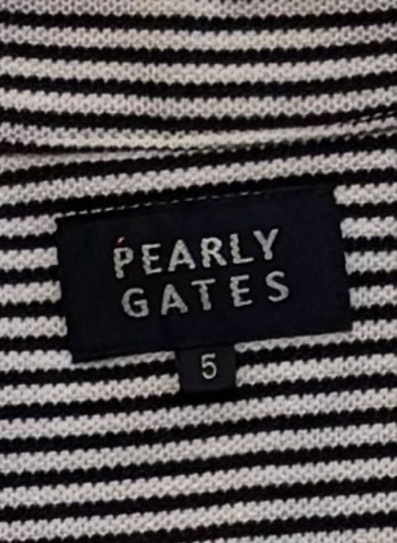 PEARLY GATES ストライプシャツ