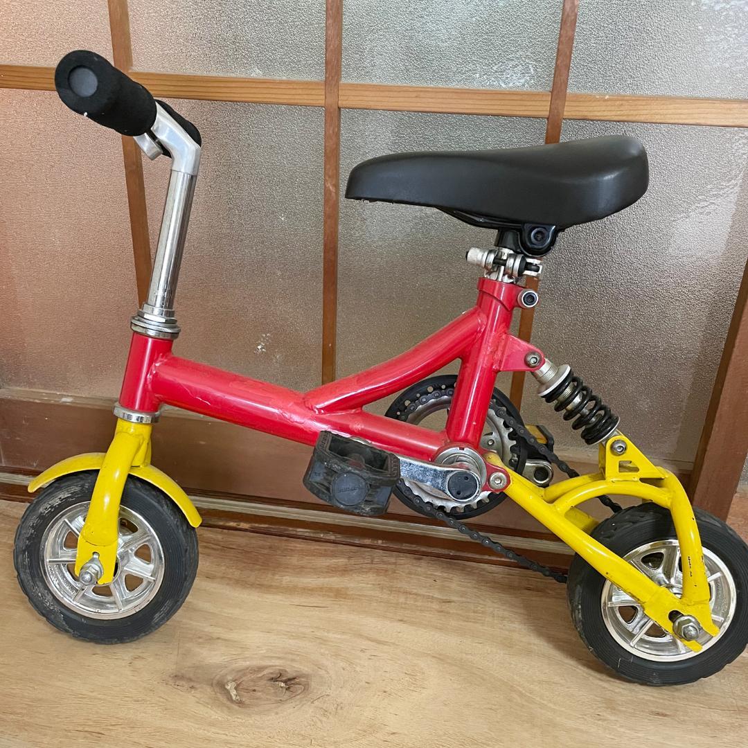 【OSA】サスペンション付き 豆チャリ／ミニ自転車 極小サイズ レトロ