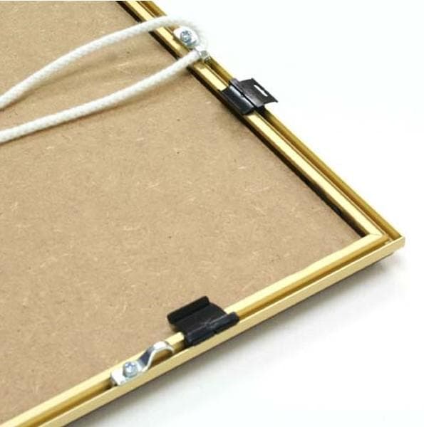 透明水彩画　原画　「冬の朝」額縁付　SMサイズ　風景画