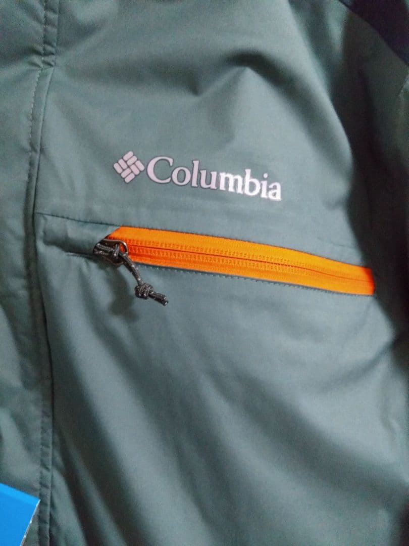 Columbia フード付きアウターウェア 青緑