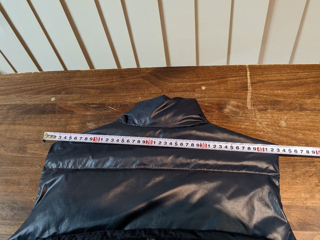 ルコック　ゴルフ　ダウンベスト　ナイロン　ウェア　デサント　アウター　紺　防寒