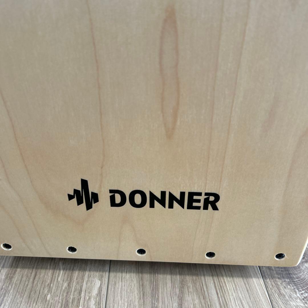 DONNER カホン ナチュラルウッド　カバー付き、おまけ付き