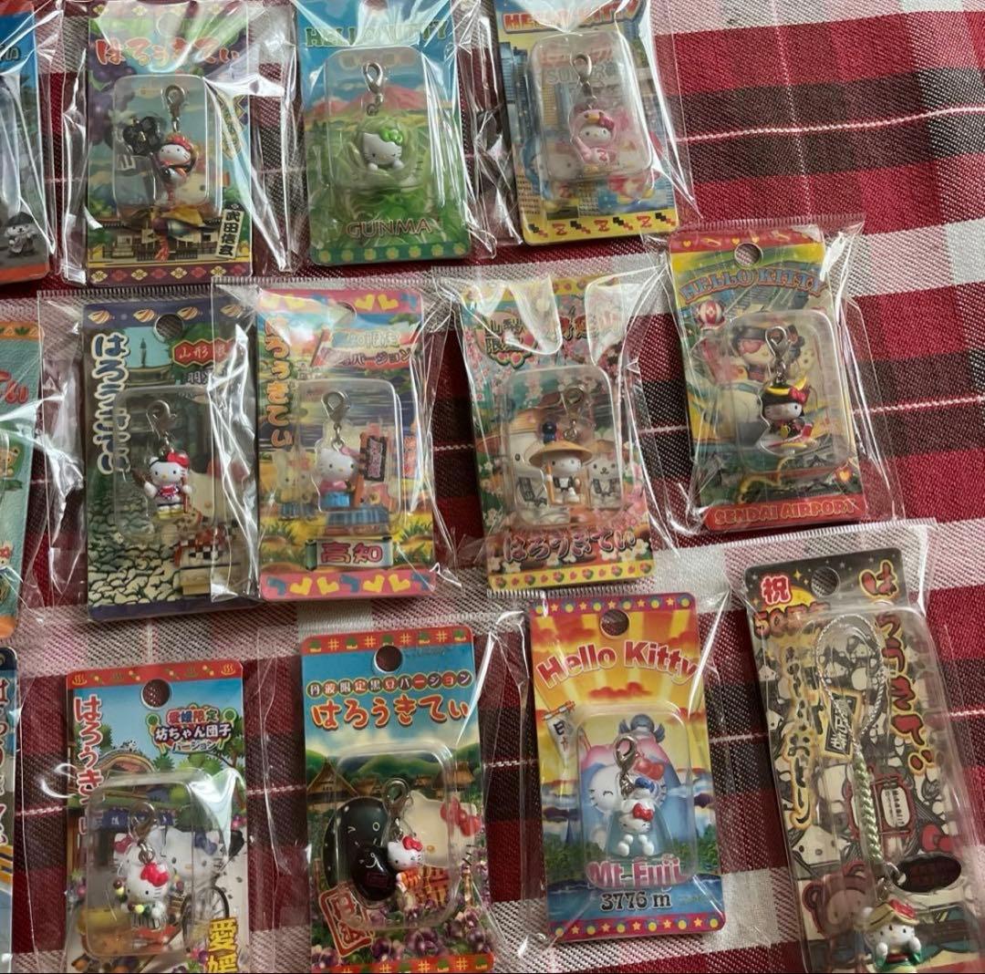 59個　ご当地ハローキティ キーホルダー ファスナーマスコット ストラップ
