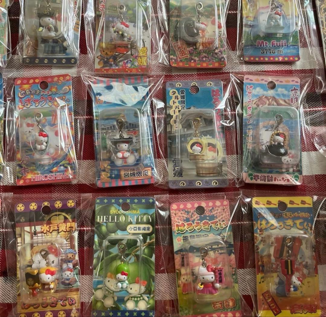 59個　ご当地ハローキティ キーホルダー ファスナーマスコット ストラップ