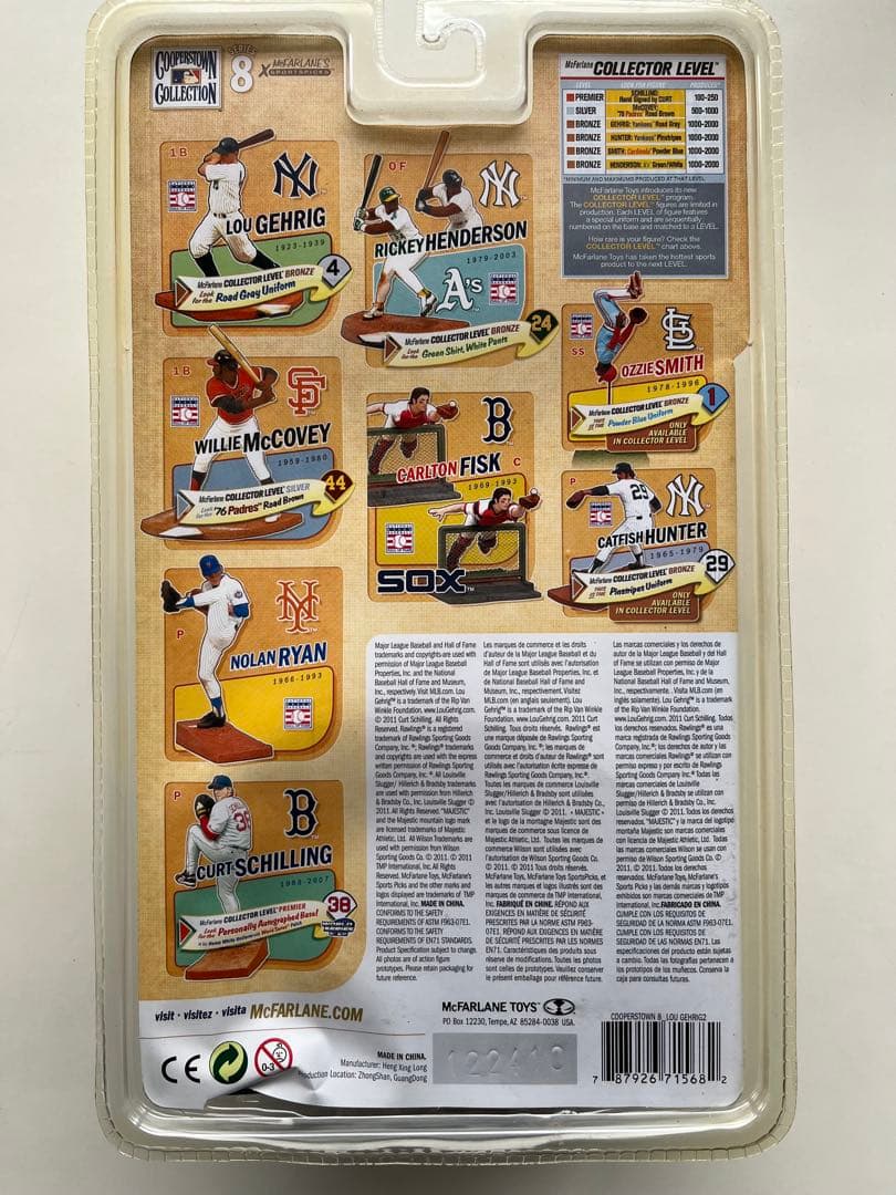 マクファーレン MLBフィギュア「ルー・ゲーリッグ 」