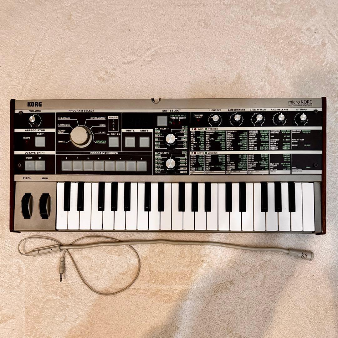 KORG MicroKORG シンセサイザー 37鍵 ソフトケース付き