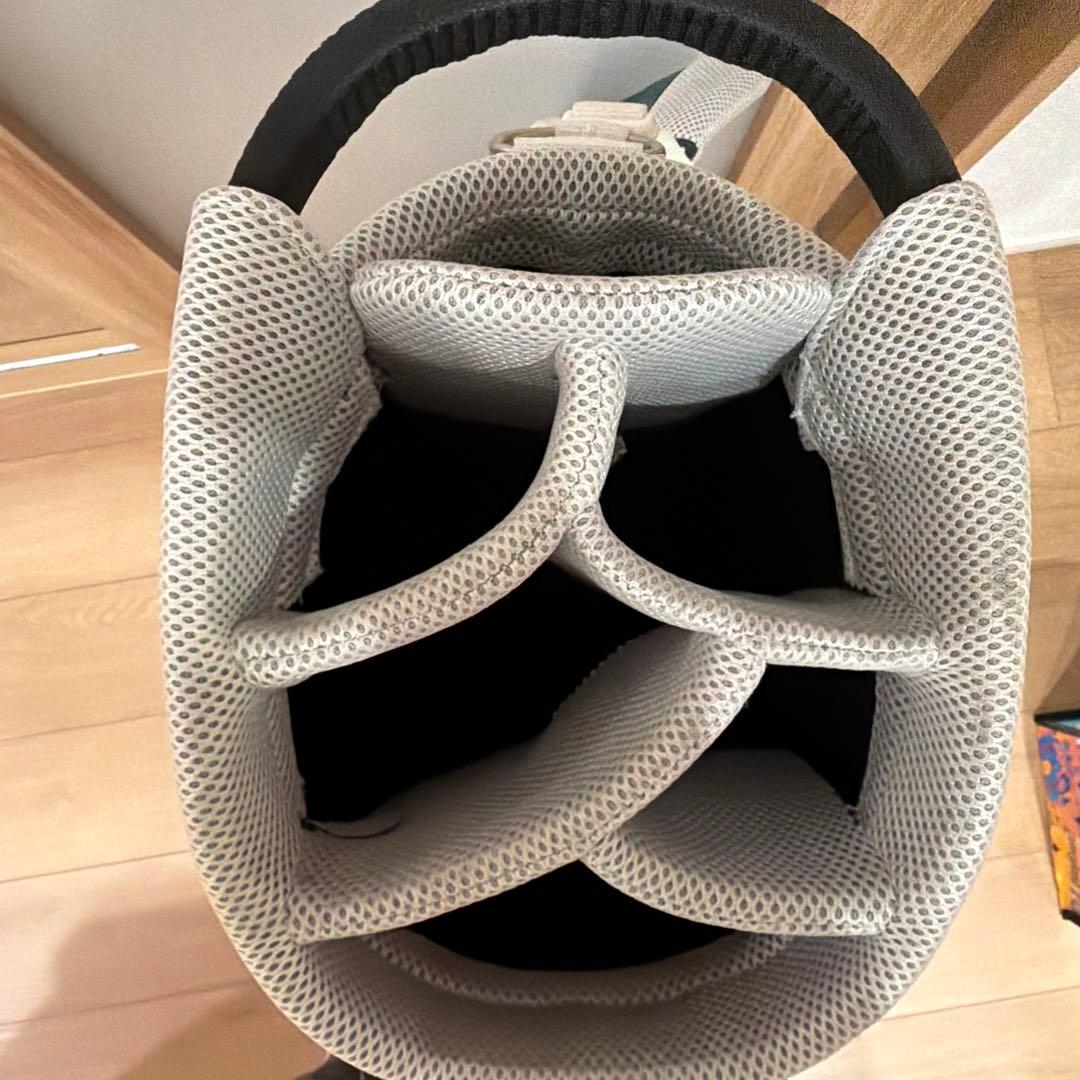 パーリーゲイツ　マーケット　ボーダー　グリーン　スタンドキャディバッグ