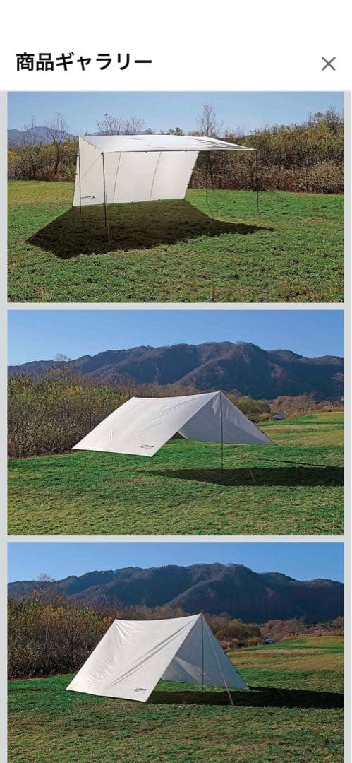 CAPTAIN STAG タープ UA-107B 600x440cm