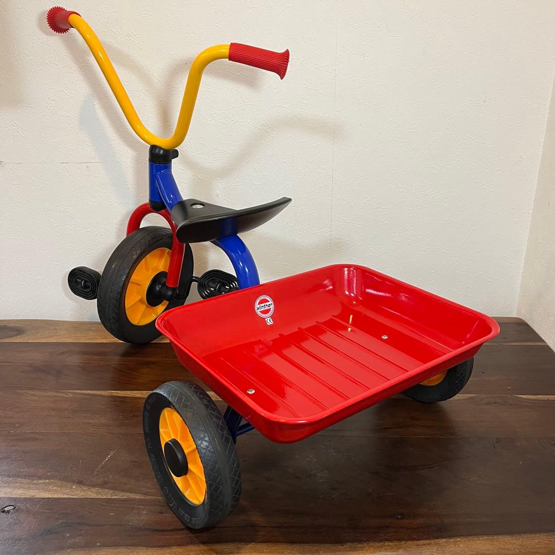 ボーネルンド ウィンザー ペリカンデザイン 三輪車 Vハンドル カラー