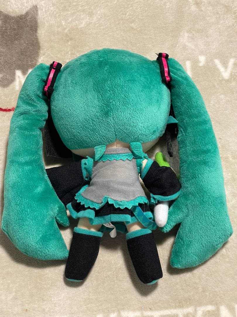 【激レア•入手困難•非売品】初音ミク ジャンボ ぬいぐるみ はちゅねミク