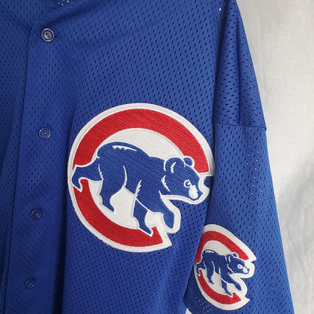 majestic マジェスティック カブス Tシャツ アメリカ製 クマ 青 熊