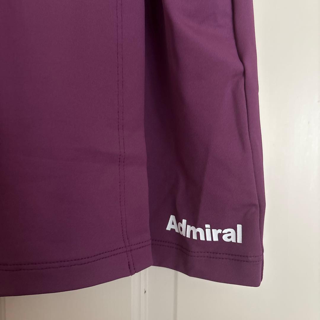 Admiral新品 未使用品Lサイズ パープル ラップスカート風ショートパンツ