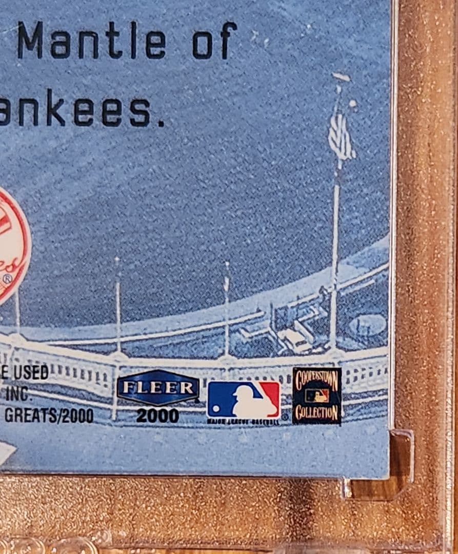 スポーツ選手 2000 FLEER Feel The Game Mickey Mantle