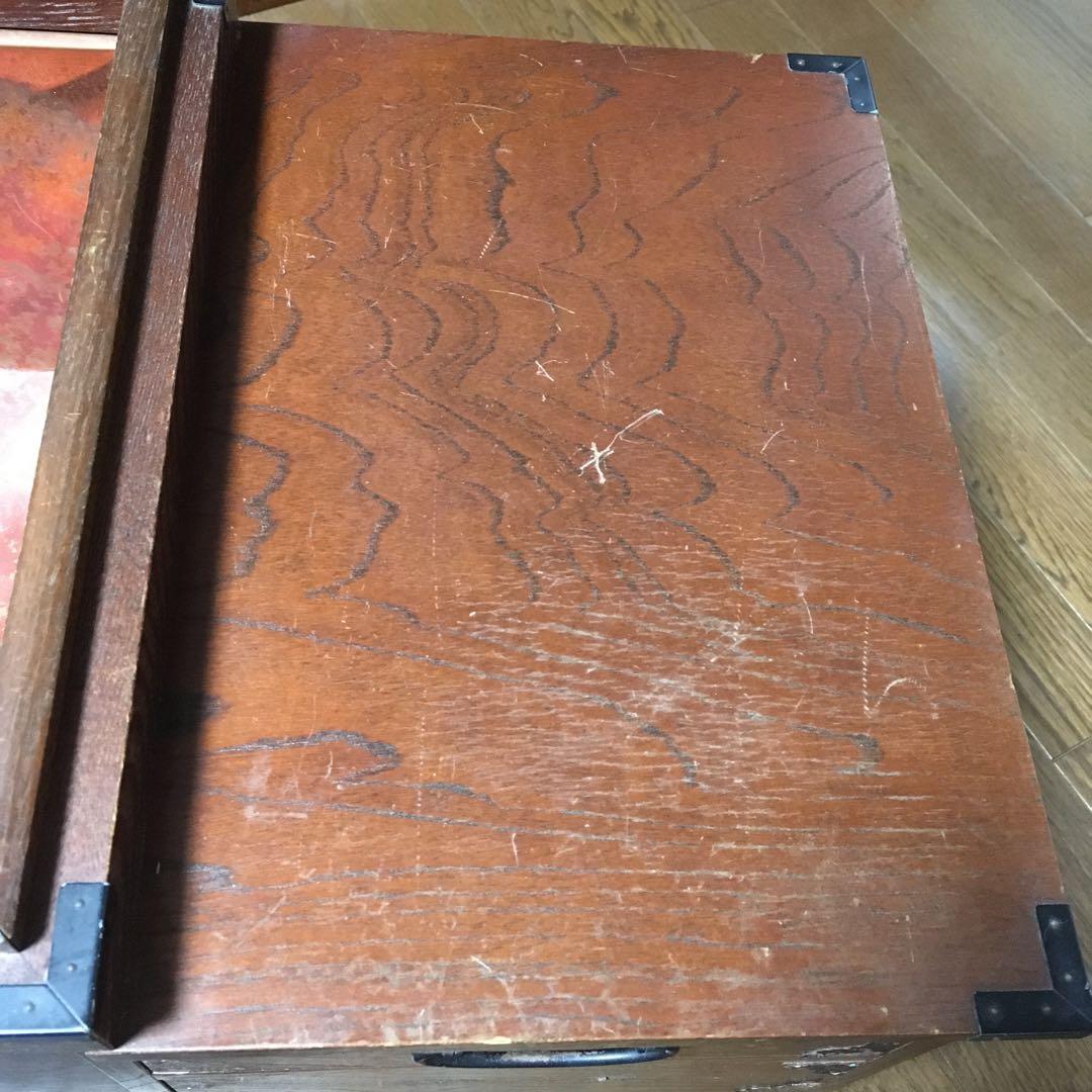 木製長火鉢　角火鉢　古道具 アンティーク　囲炉裏　送料込み