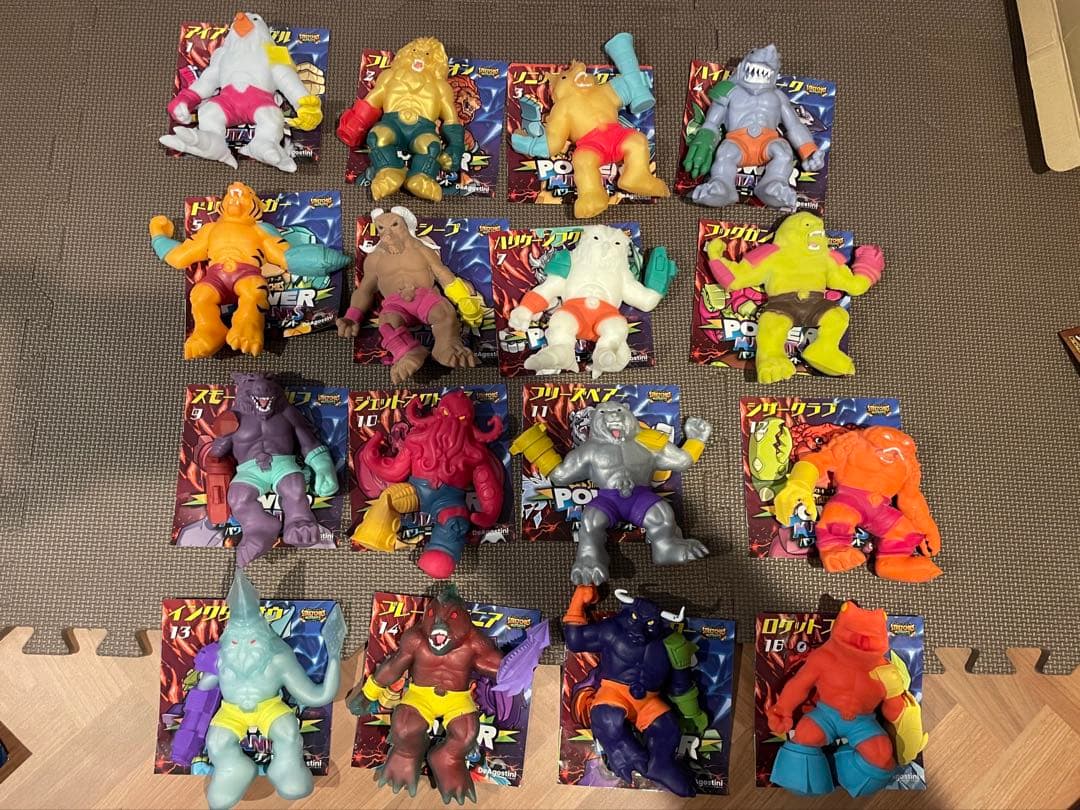 ストレッチーズパワーミュータント 全16種 コンプリートセット