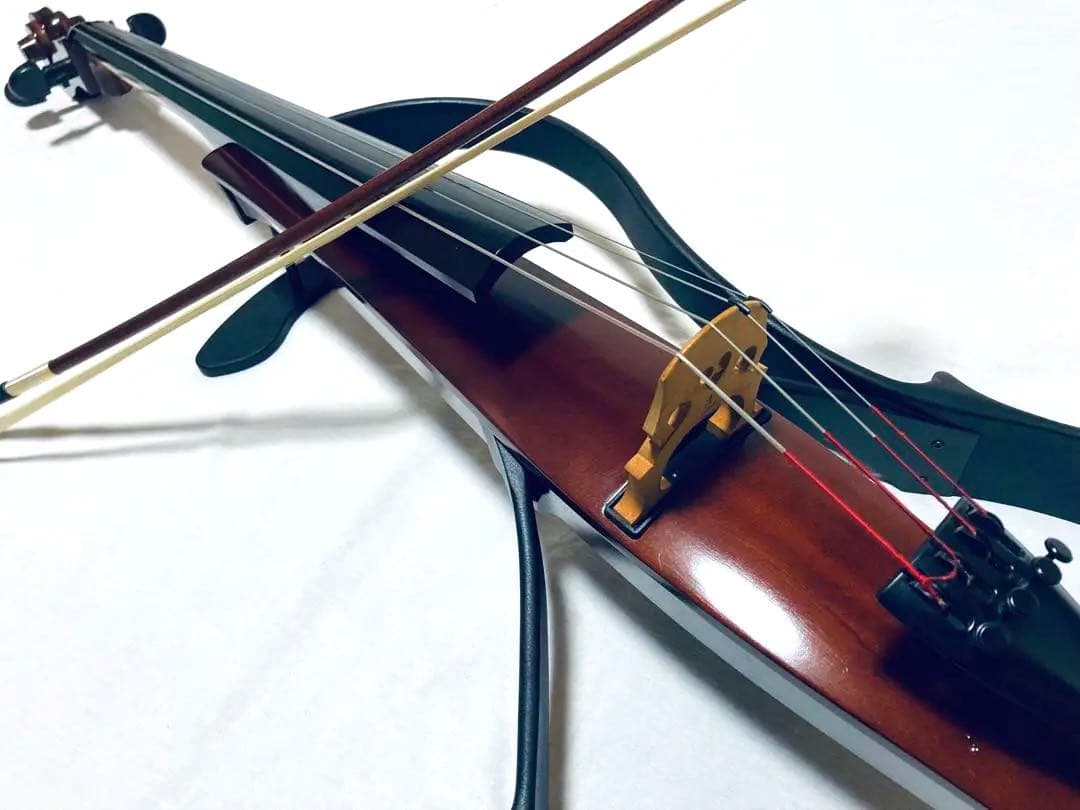 ヤマハ サイレントチェロ SVC-100 Silent Cello ケース 弓付