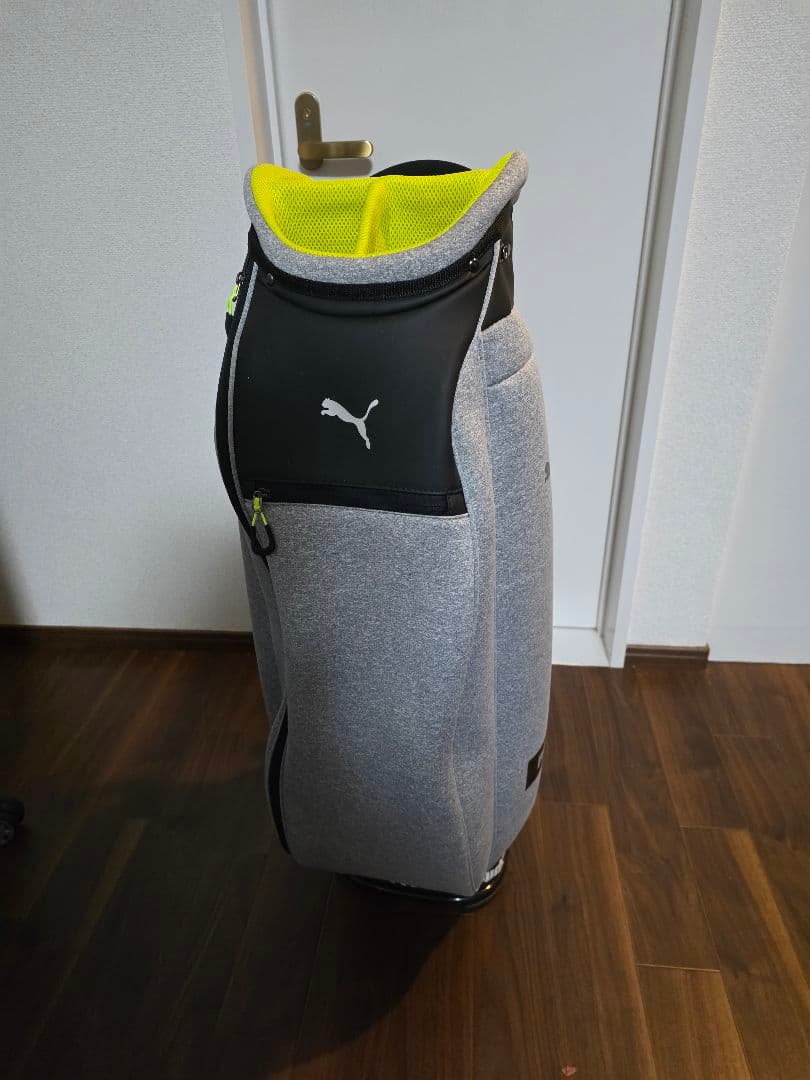 PUMA キャディバッグ グレー/イエロー