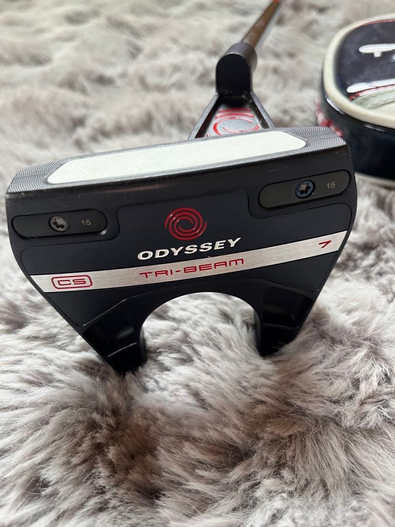 ODYSSEY TRI-BEAM 7 パター ヘッドカバー付き