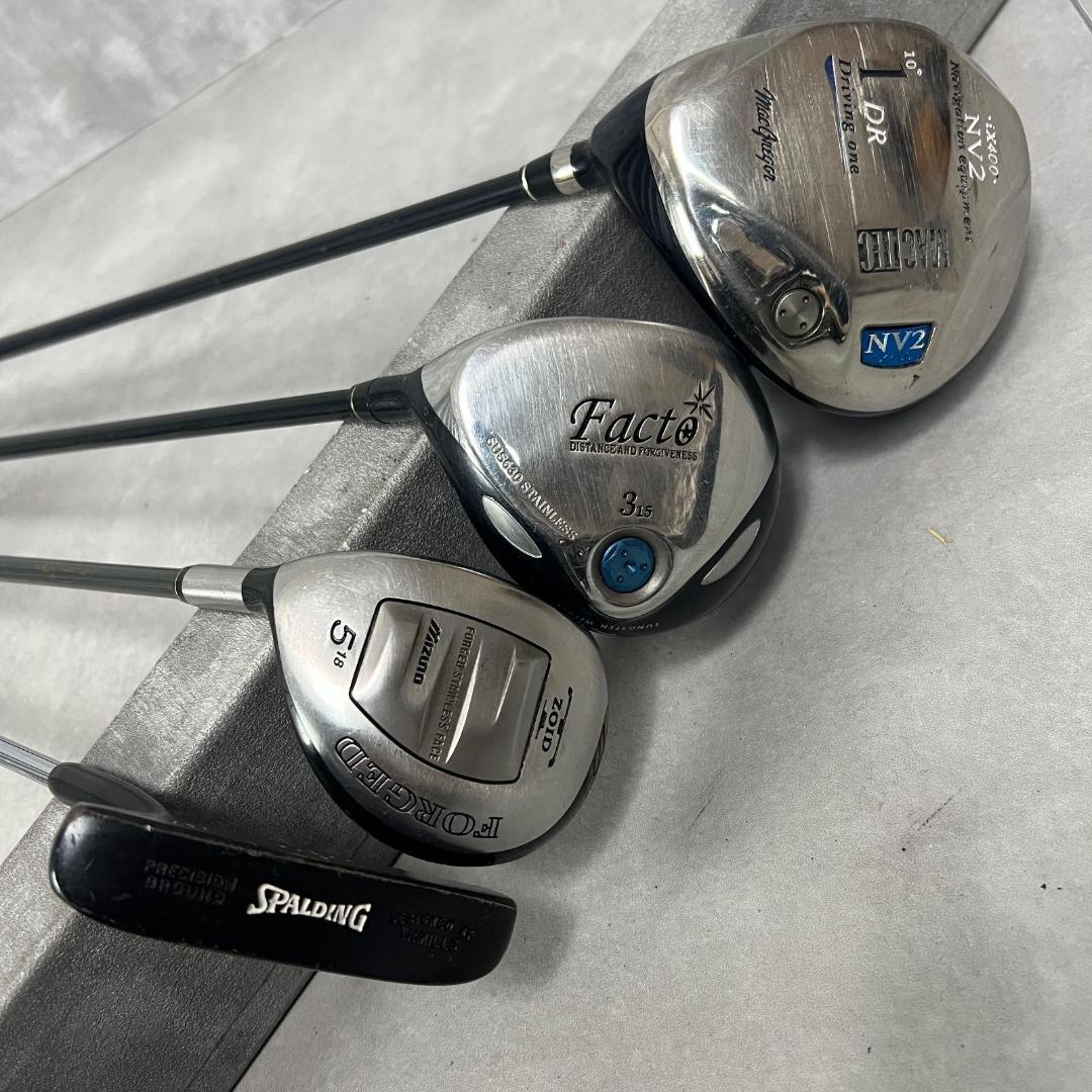 初心者おすすめ　レフティ　メンズゴルフ11本セット　左利き　入門　初めて