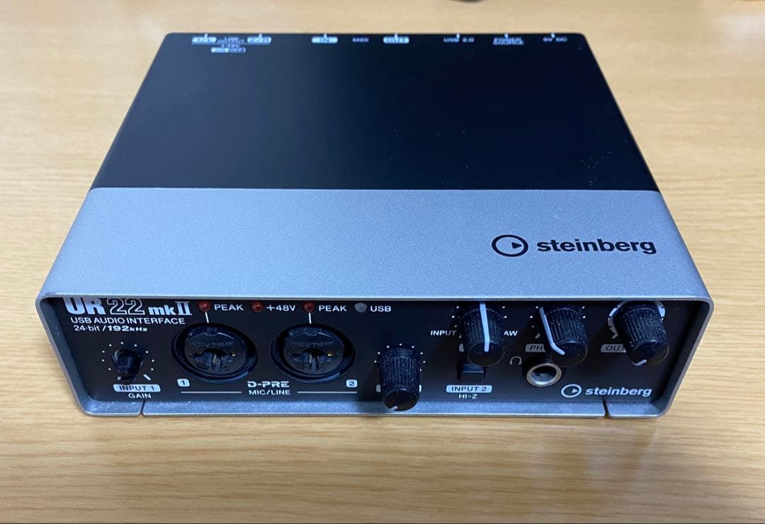 【注意点必読】UR22 mk2 USBオーディオインターフェイス