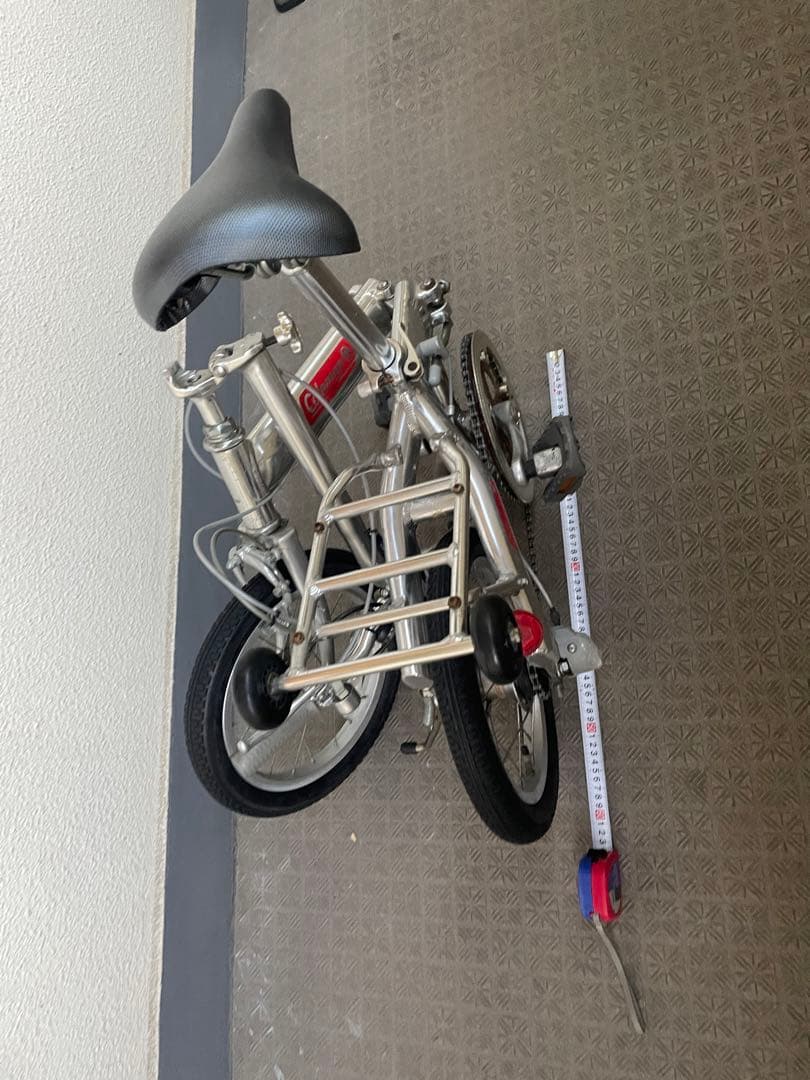 折りたたみ自転車 シルバー コンパクト　Coleman