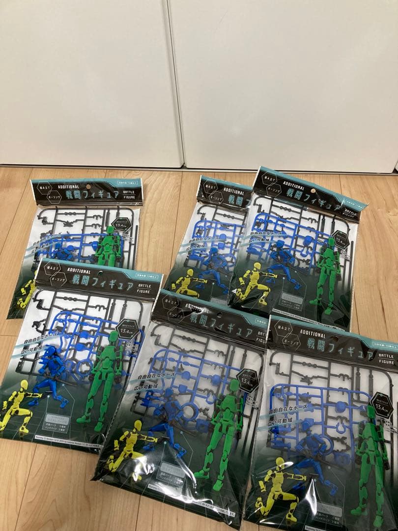 戦闘フィギュアセット 　バトルフィギュア　　セリア　5色44体セット