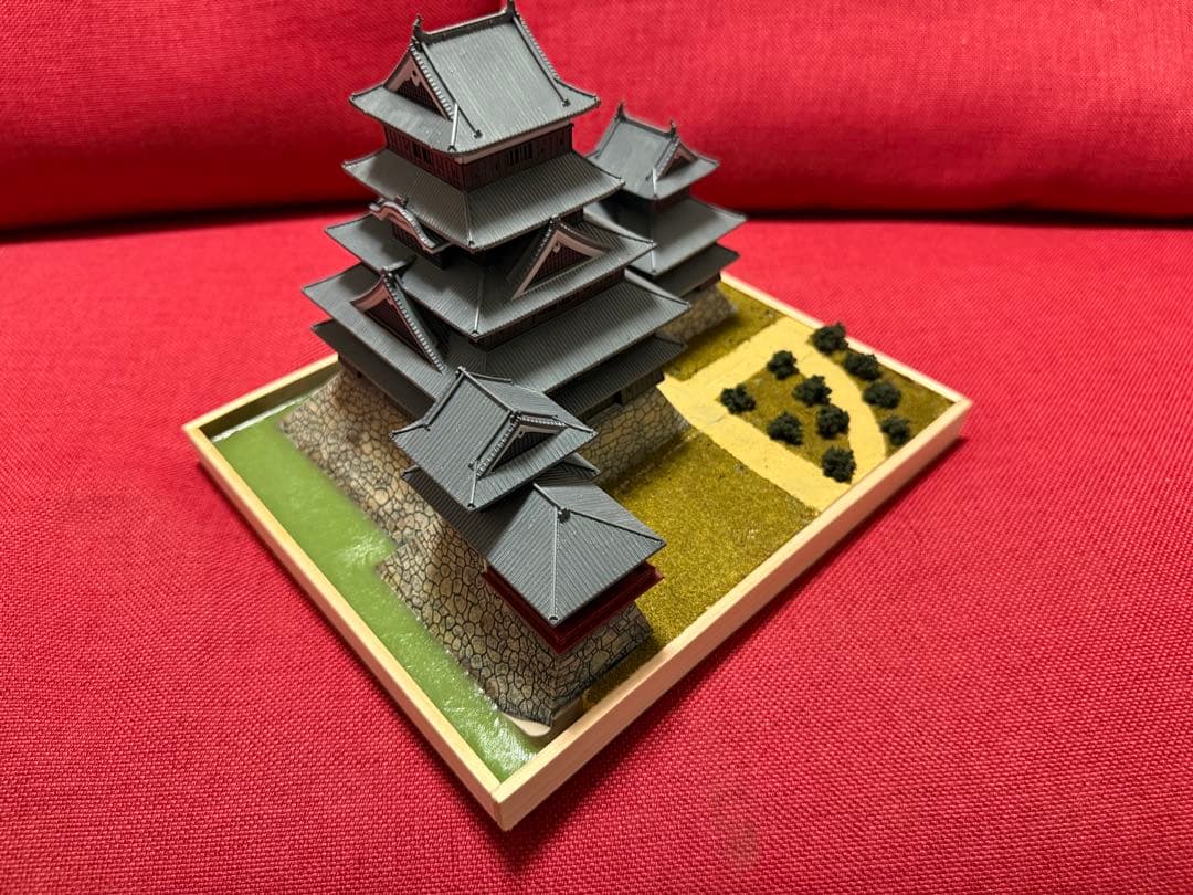 PLUM 1/200 松本城 精密完成品　ジオラマ