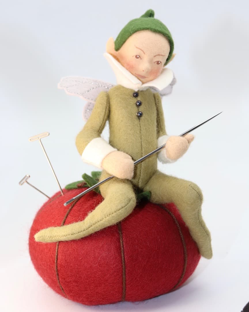 ペリウィンクル 妖精デザイン ピンクッション John Wright Dolls