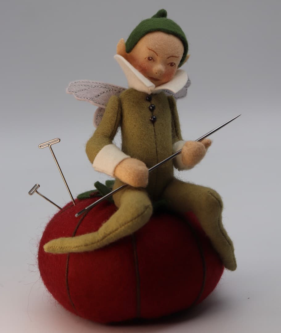 ペリウィンクル 妖精デザイン ピンクッション John Wright Dolls