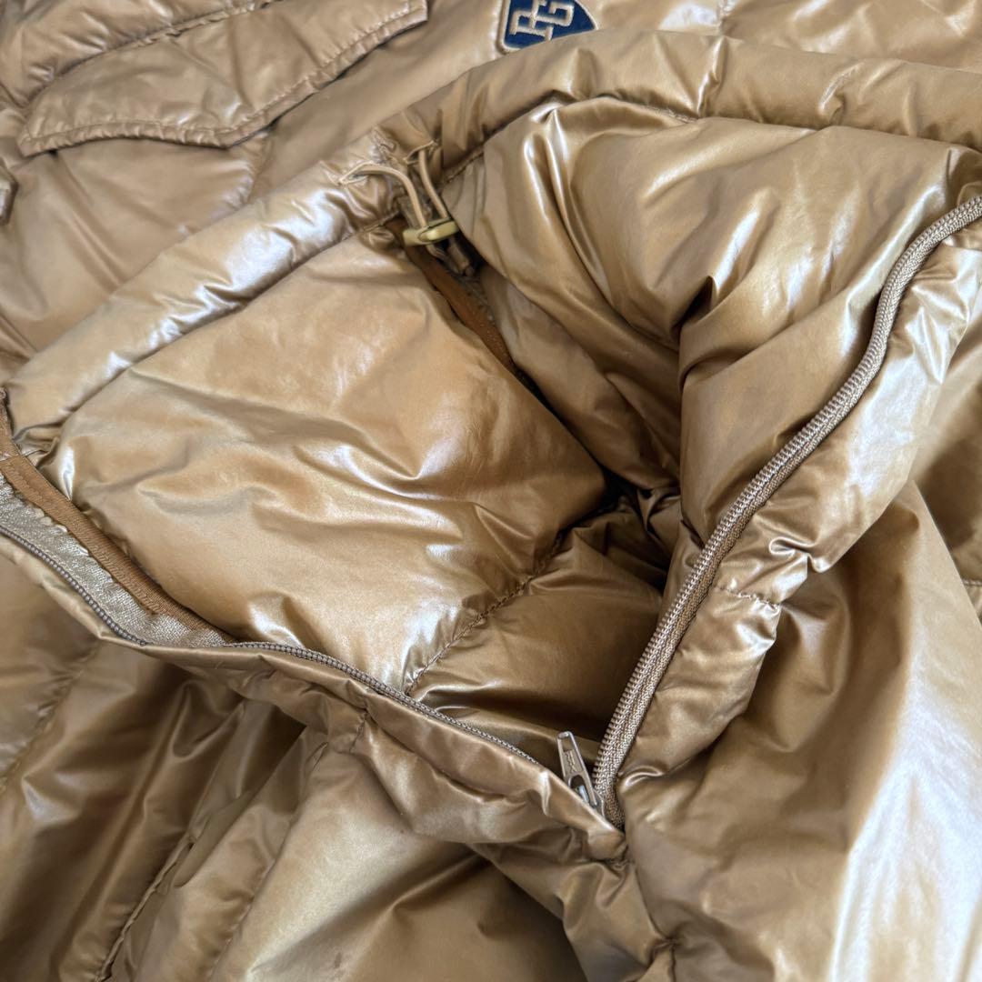 ダウン素材　パーリーゲイツ　パンツ　S〜M相当　極美品　金　ゴールド　暖パン　3