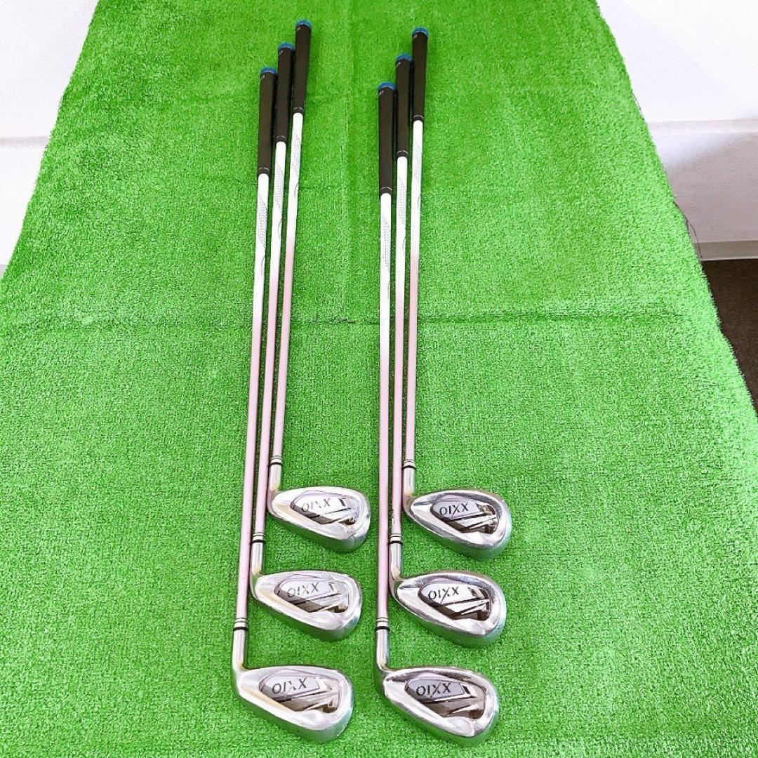 テ31★超希少ピンクゼクシオ7 レディースアイアンセット MP700L XXIO