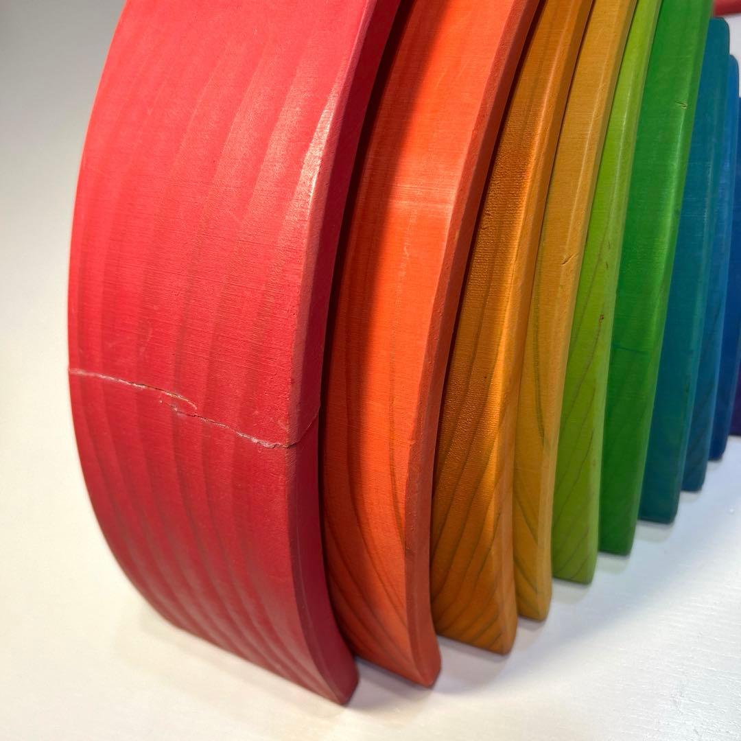 グリムス風　アーチレインボー大と半円盤レインボー大のセット