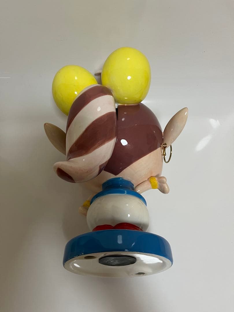 あくびちゃん貯金箱　陶器製