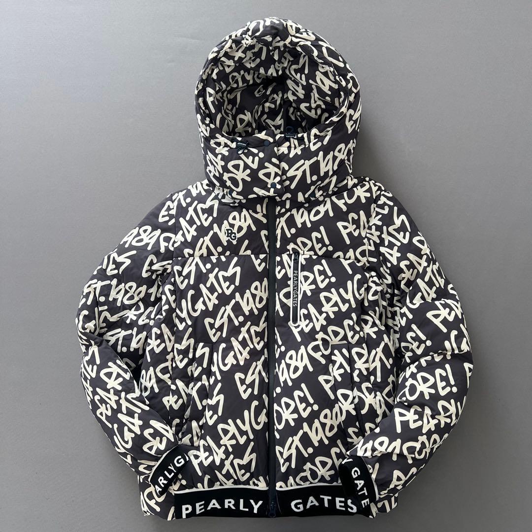 Pearly gates パーリーゲイツ　ダウンジャケット　総柄　レディース　M