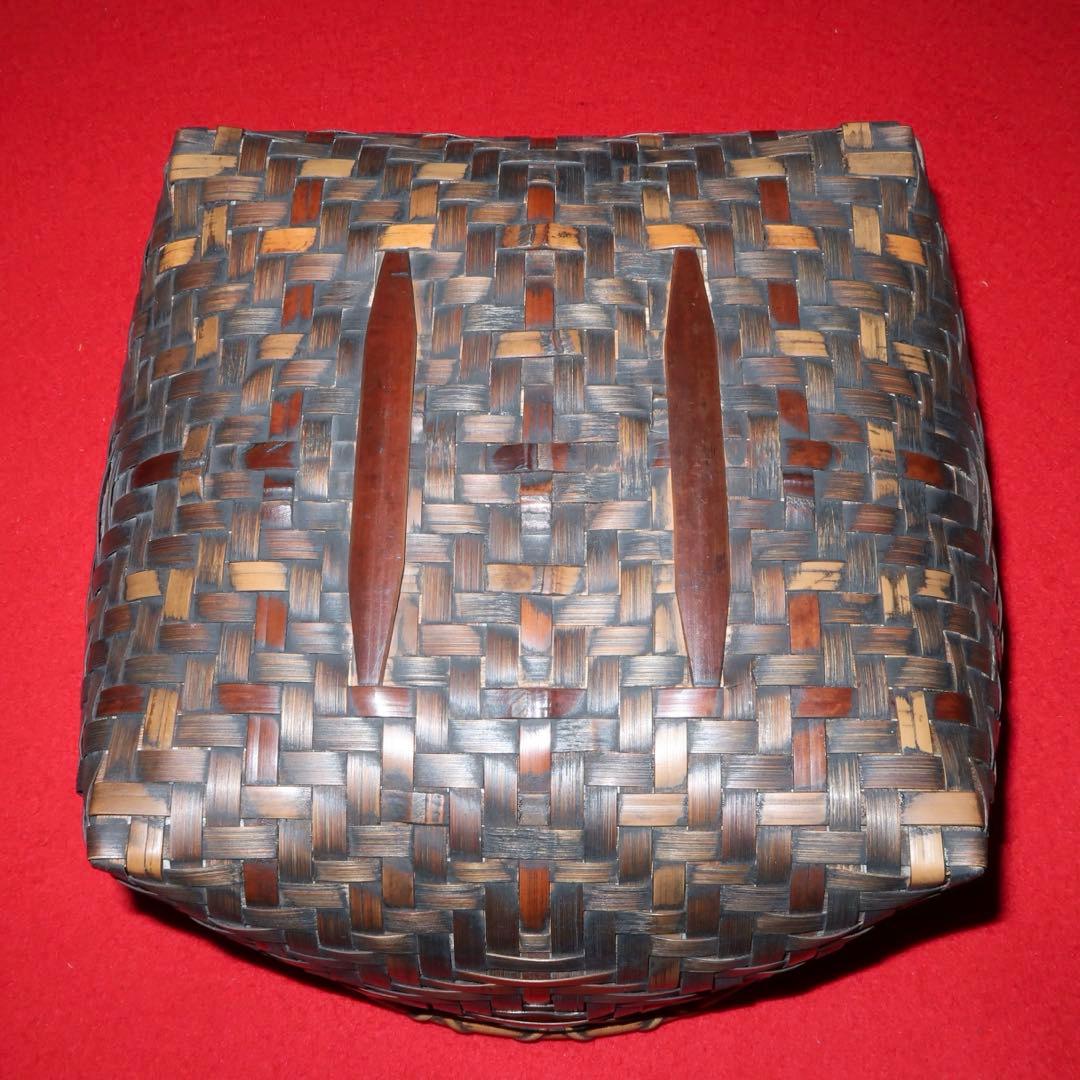 【茶道具】油竹炭斗　稽古用