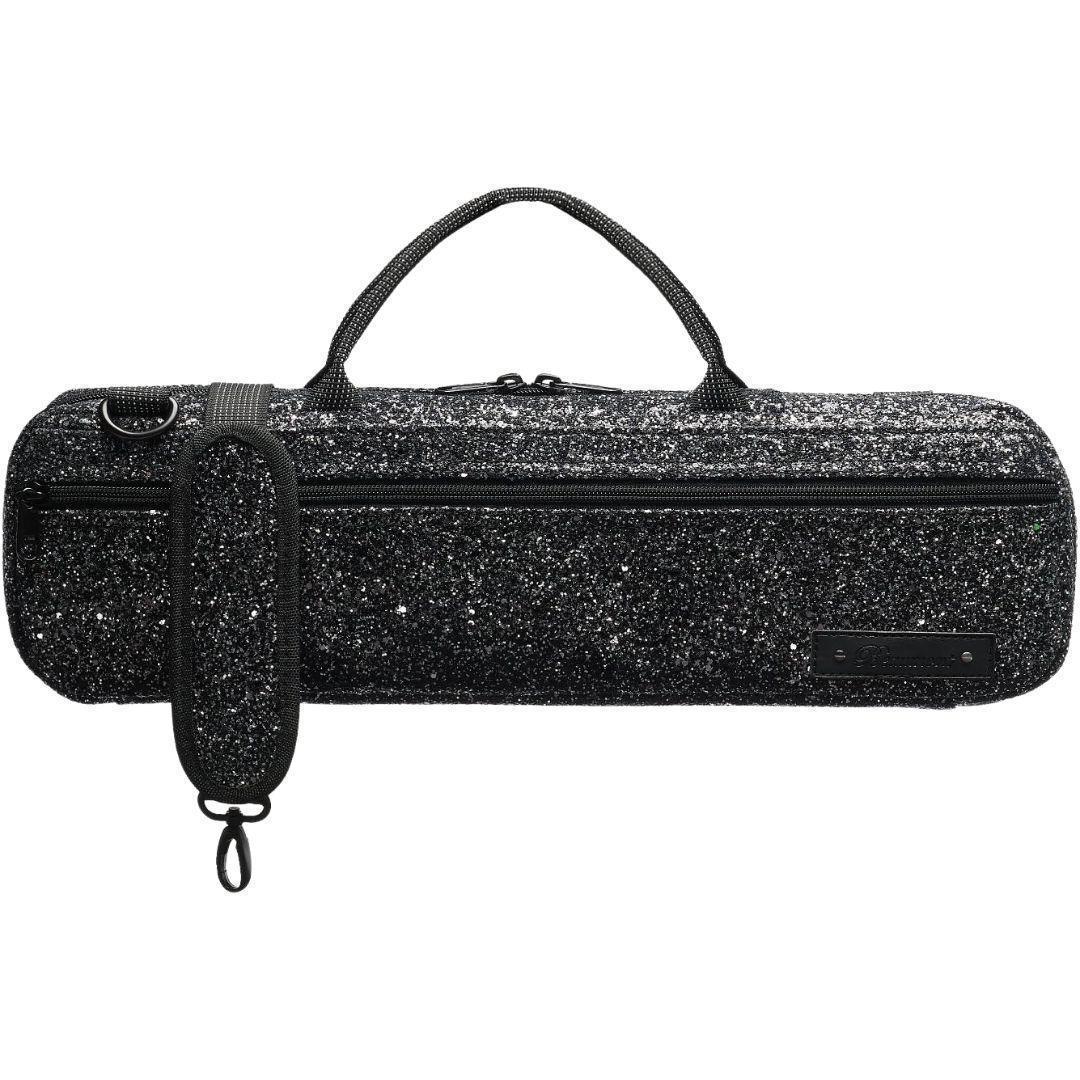 【サービス品】 Beaumont フルート キャリーバッグ 黒 スパークル