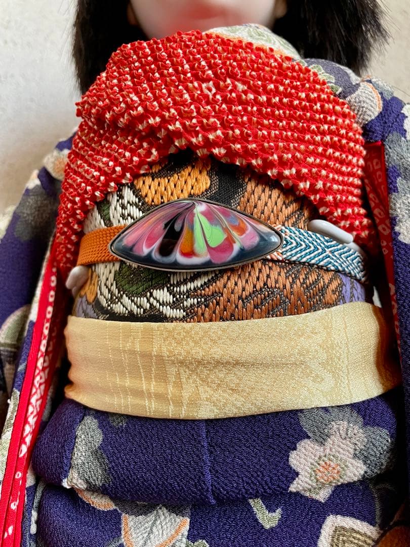 ビスクドール 日本人形 ハンドメイド 市松人形 着物 創作人形 和 アンティーク