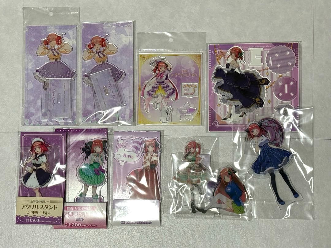 五等分の花嫁 アクリルスタンド 中野二乃【まとめ売り】