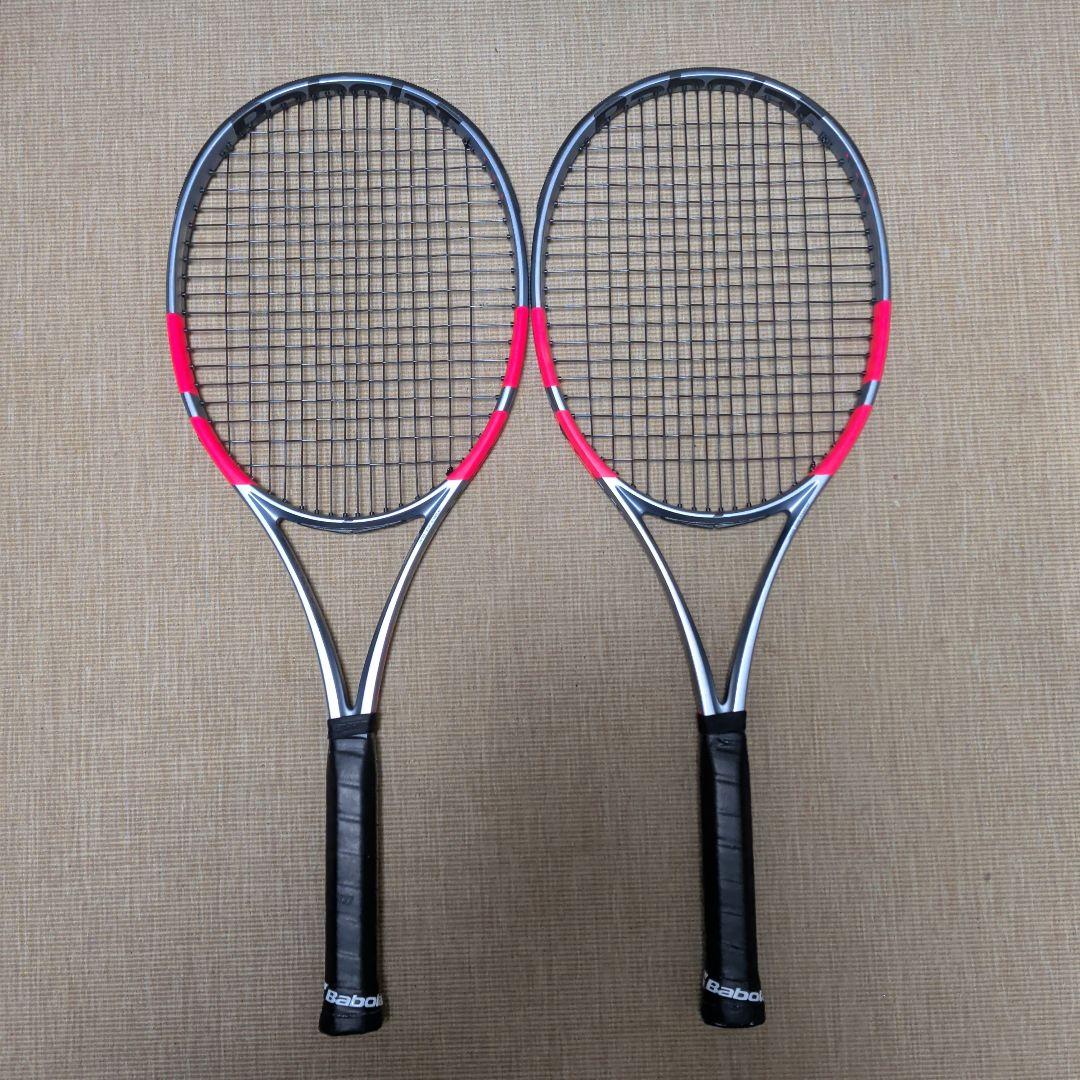 Babolat Pure Strike 98 16x19G3 グレー 2本セット