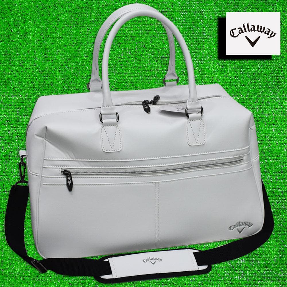Callaway/キャロウェイ ゴルフ ボストンバッグ【ホワイト】新品！