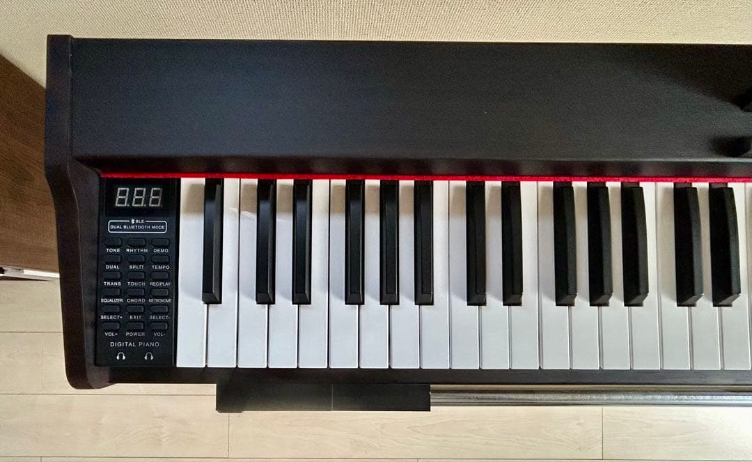 KIMFBAY 88鍵木目調電子ピアノ
